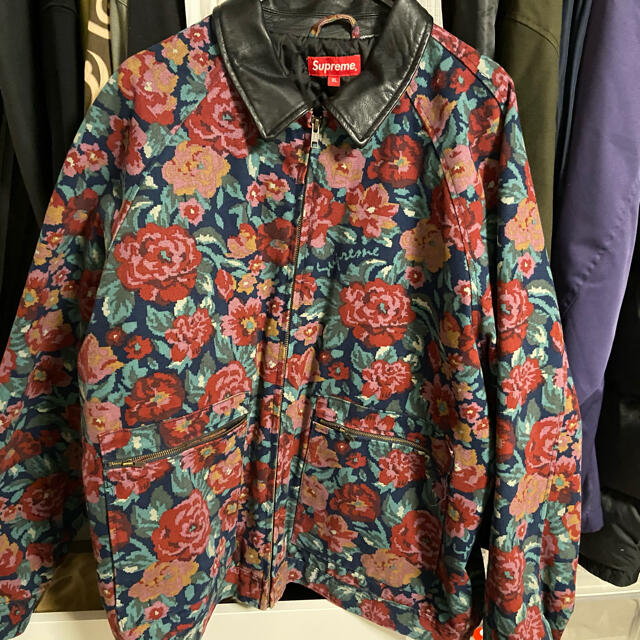 Supreme(シュプリーム)のsupreme leather collar work jacket  メンズのジャケット/アウター(ブルゾン)の商品写真