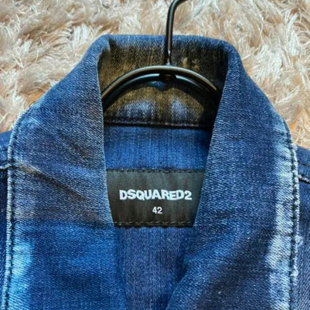 DSQUARED2(ディースクエアード)の未使用 DSQUARED デニムジャケット メンズのジャケット/アウター(Gジャン/デニムジャケット)の商品写真