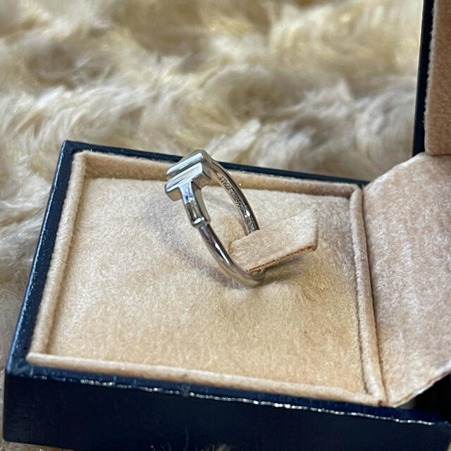 Tiffany & Co. - 新品同様❤️ ティファニー Tワイヤーリング 750WG 約 Tiffany & Co. - 新品同様❤️ ティファニー Tワイヤーリング 750WG 約