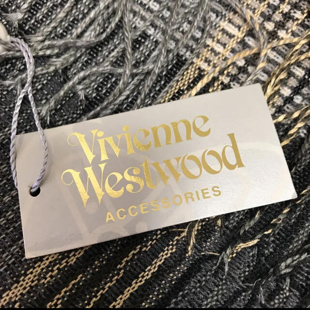 Vivienne Westwood(ヴィヴィアンウエストウッド)のヴィヴィアンウエストウッド　薄手のマフラー メンズのファッション小物(マフラー)の商品写真