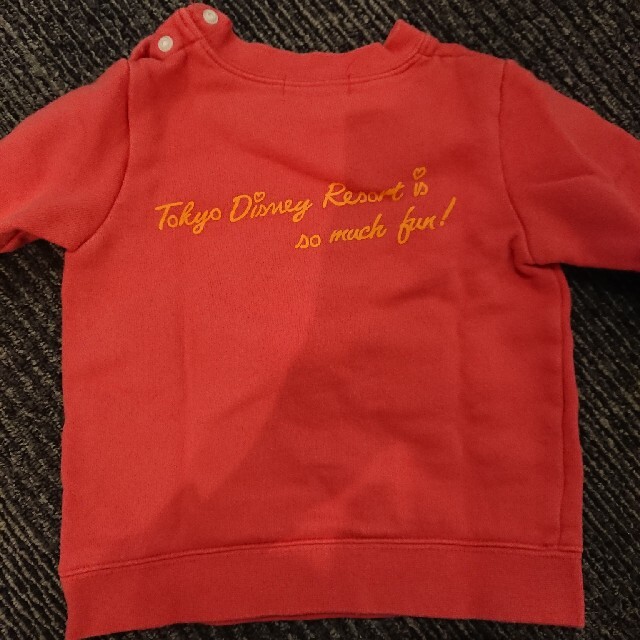 Disney(ディズニー)のミニー トレーナー 90 キッズ/ベビー/マタニティのキッズ服女の子用(90cm~)(Tシャツ/カットソー)の商品写真