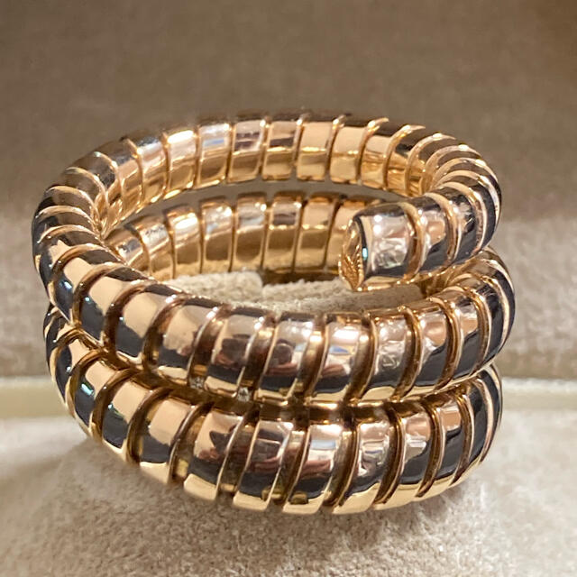 ブルガリリング トゥボガス スネークリングアメジスト K18 BVLGARI | en.rs