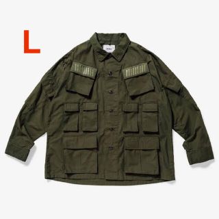 ダブルタップス(W)taps)のWTAPS MODULAR LS 01 SHIRT  L サイズ　モデュラー(ミリタリージャケット)