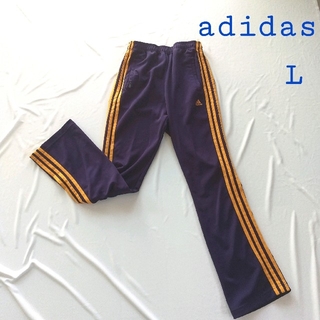 アディダス(adidas)のアディダス　adidas ジャージ　トレーニングパンツ　大きいサイズ　L 紫(ウェア)