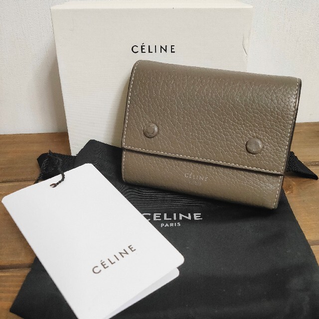 celine(セリーヌ)のセリーヌ スモールフォールデッドマルチファンクション 3つ折り財布 レディースのファッション小物(財布)の商品写真