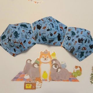 2~5才サイズ3枚セット　インナーマスク(外出用品)