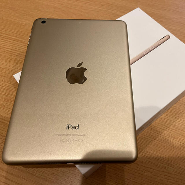 Apple(アップル)のiPad mini３　ゴールド スマホ/家電/カメラのPC/タブレット(タブレット)の商品写真