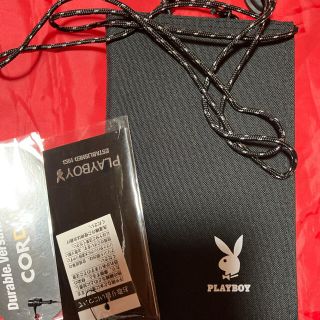 プレイボーイ(PLAYBOY)のPLABOY。黒マルチケース。(その他)