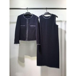 セオリー(theory)の美品 Theory セオリー 上品ツイード セットアップ お受験七五三(セット/コーデ)