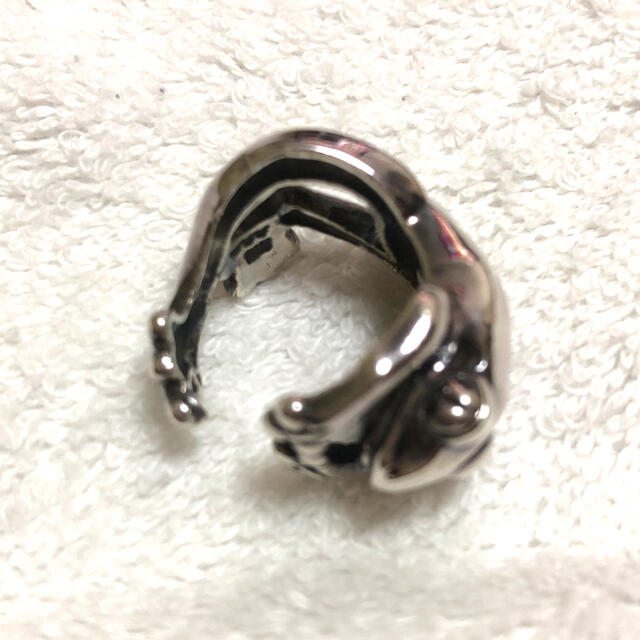 カエルの指輪 シルバー レディースのアクセサリー(リング(指輪))の商品写真