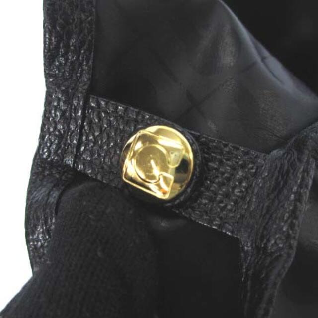 GHERARDINI(ゲラルディーニ)のゲラルディーニ トート バッグ レザー 肩掛け ゴールド金具 ブラック 黒 レディースのバッグ(トートバッグ)の商品写真