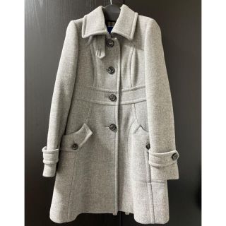 バーバリーブルーレーベル(BURBERRY BLUE LABEL)のバーバリー　ウールコート(ロングコート)