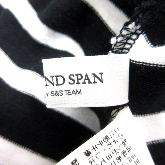 Spick & Span(スピックアンドスパン)のスピック&スパン Spick&Span 18AW カットソー 長袖 ボーダー 黒 レディースのトップス(カットソー(長袖/七分))の商品写真