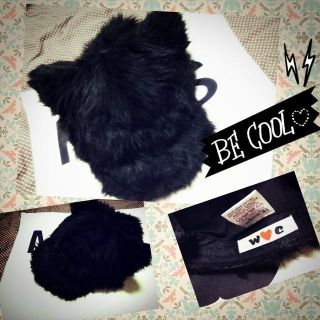 ダブルシー(WC)のw♡c モコモコ猫耳ファーキャップ(キャップ)