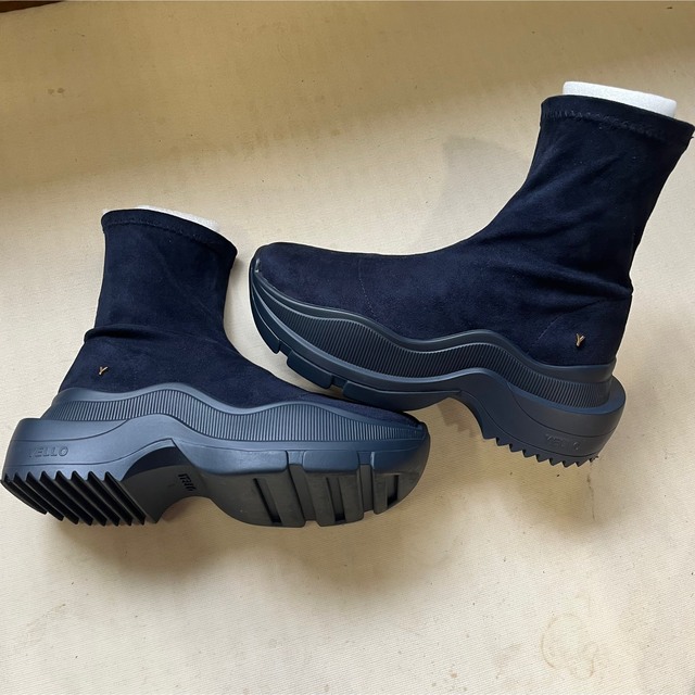 Yellow boots(イエローブーツ)の★ nanaKo9さん専用★YELLO NAVY シングルスニーカーブーツ（S） レディースの靴/シューズ(ブーツ)の商品写真