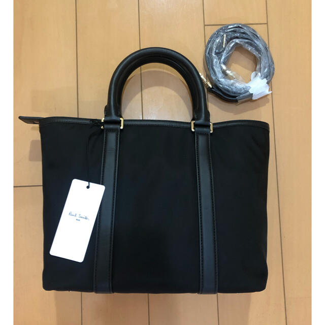 Paul Smith(ポールスミス)の新品　ポールスミス　トートバッグ　ショルダー　シティトラベルナイロン　ブラック レディースのバッグ(ハンドバッグ)の商品写真