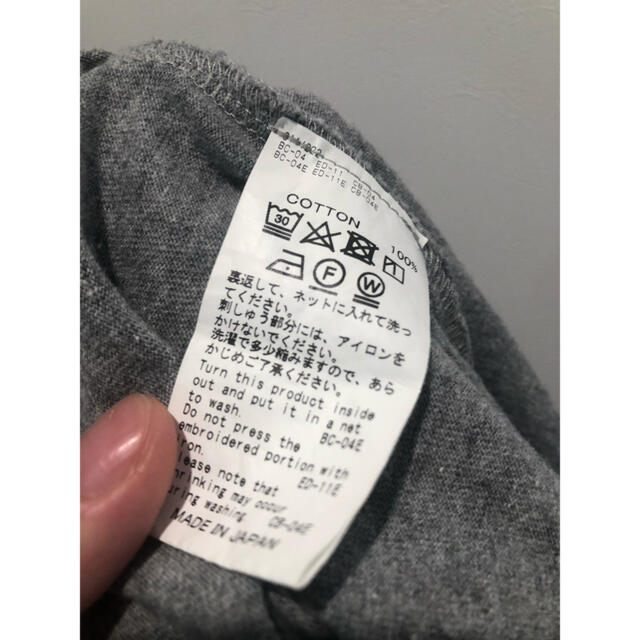 DAIRIKU PEACE ヴィンテージ ダメージ加工 ロンT コンクリート メンズのトップス(Tシャツ/カットソー(七分/長袖))の商品写真