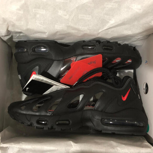 Supreme(シュプリーム)のSupreme Nike Air Max 96 Black 26cm ブラック メンズの靴/シューズ(スニーカー)の商品写真