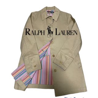 ラルフローレン(Ralph Lauren)のRALPH LAUREN ラルフローレン ベージュスプリングコート(トレンチコート)