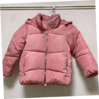 ザラキッズ(ZARA KIDS)のザラキッズ　ダウン　コート　ピンク　122 120(コート)