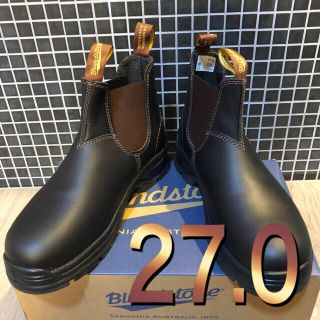 ブランドストーン(Blundstone)のUK8 ブランドストーン　日本未発売モデル　ダークブラウン　サイドゴアブーツ(ブーツ)