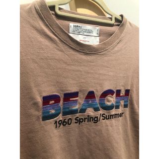 Dairiku 20ss beach Tシャツ ピンクオレンジ 20SS