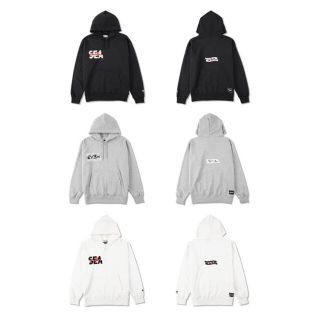 シー(SEA)のWDS× XXX hoodie BLACK  Mサイズ(パーカー)