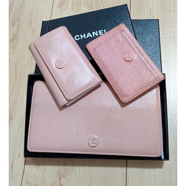 CHANEL(シャネル)のCHANEL ココボタン長財布・パスケース・キーケース3点Set メンズのファッション小物(長財布)の商品写真