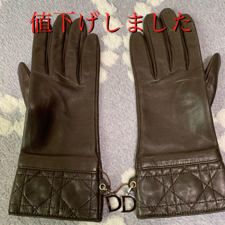 クリスチャンディオール(Christian Dior)の未使用クリスチャンディオール革手袋(手袋)
