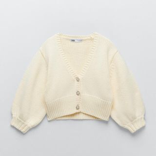 ザラ(ZARA)のZARA クロップド丈カーディガン(カーディガン)