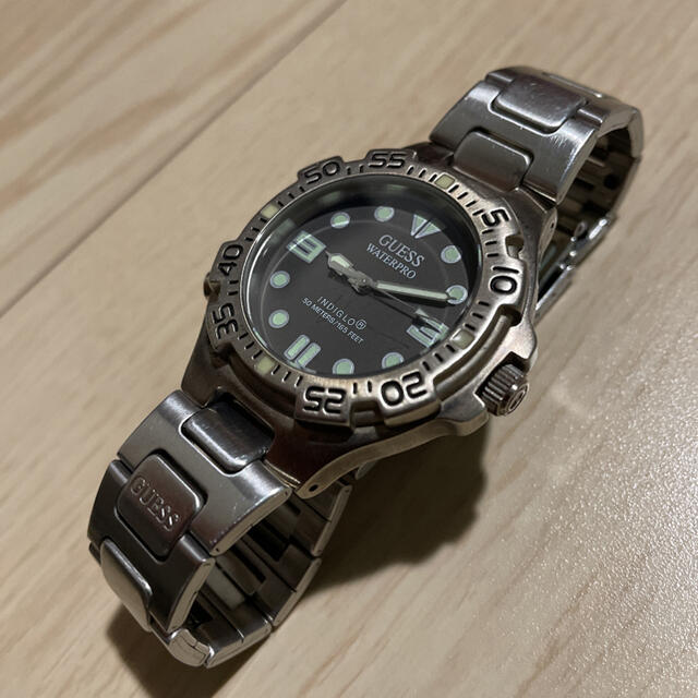GUESS INDIGLO DIVERS design 腕時計