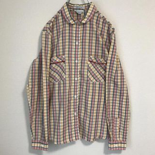 リーバイス(Levi's)の送料込み old vintage Levi's チェックシャツ 丸襟(シャツ/ブラウス(長袖/七分))