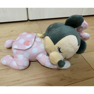 ディズニー(Disney)の【美品】ディズニー いっしょにねんね すやすやメロディーミニー(オルゴールメリー/モービル)