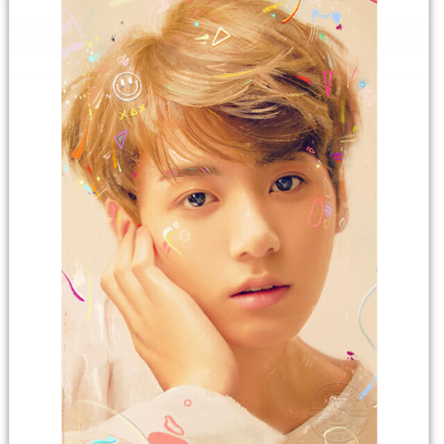 BTS love yourself art print ジョングク BTS love yourself art print ジョングク