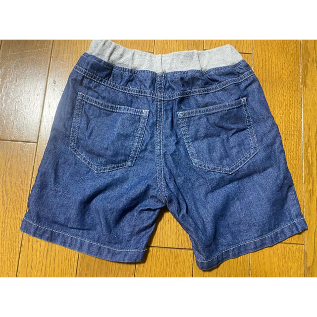 BEBE Noeil(ベベノイユ)のノイユエイムべべ　デニムハーフパンツ　100 キッズ/ベビー/マタニティのキッズ服男の子用(90cm~)(パンツ/スパッツ)の商品写真