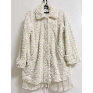 アクシーズファム(axes femme)の31日までセール♡フォレストハート♡フェイクファーコート(毛皮/ファーコート)