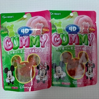 ディズニー(Disney)のミッキー&ミニーの４Dグミ(菓子/デザート)