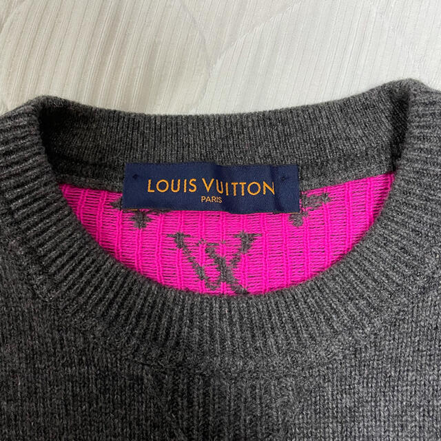 18AW LOUISVUITTON ヴィトン ハーフアンドハーフモノグラムニット 2