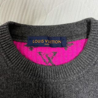 18AW LOUISVUITTON ヴィトン ハーフアンドハーフモノグラムニット