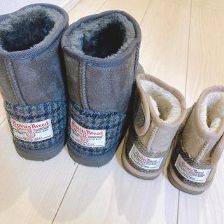 ハリスツイード(Harris Tweed)のハリスツイード ムートンブーツセット(ブーツ)