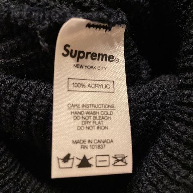 Supreme(シュプリーム)のsupreme Loose Gauge Beanie navy シュプリーム メンズの帽子(ニット帽/ビーニー)の商品写真