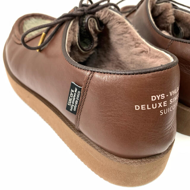 DELUXE × SUICOKE コラボ　チロリアンシューズ　ブラウン　28cmドレス/ビジネス