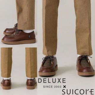 スイコック(suicoke)のDELUXE × SUICOKE コラボ　チロリアンシューズ　ブラウン　28cm(ドレス/ビジネス)