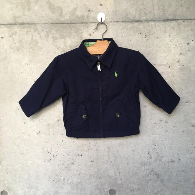 POLO RALPH LAUREN(ポロラルフローレン)のラルフローレンリバーシブル ジャンバー80サイズ キッズ/ベビー/マタニティのベビー服(~85cm)(ジャケット/コート)の商品写真