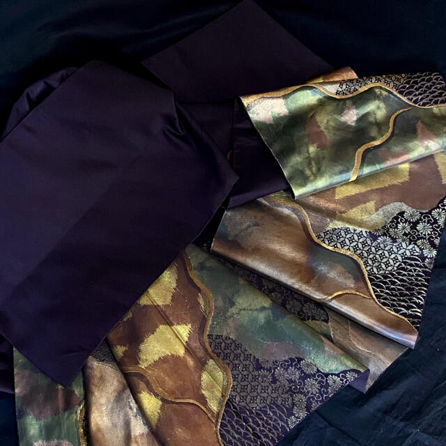 〈古典紋様の袋帯〉織り出し　トール　スタイリッシュ　クール　オトナ　お洒落　 | フリマアプリ ラクマ