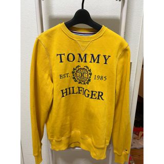 トミーヒルフィガー(TOMMY HILFIGER)のTOMMY HILFIGER スウェット トレーナーレディース　ビック刺繍ロゴ(トレーナー/スウェット)