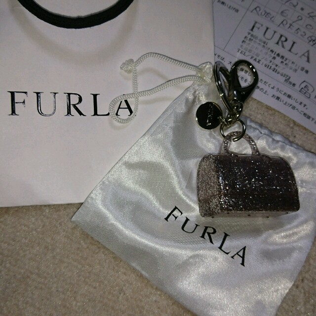 Furla(フルラ)のさゆ様洗濯物★フルラ キャンディーバッグ キーホルダー レディースのファッション小物(キーホルダー)の商品写真