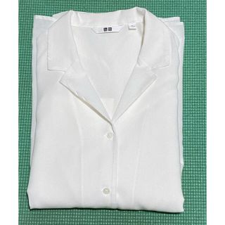 ユニクロ(UNIQLO)の白シャツ(L) UNIQLO(シャツ/ブラウス(長袖/七分))