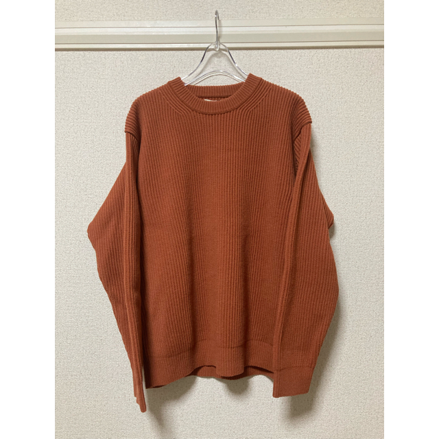 1LDK SELECT(ワンエルディーケーセレクト)のAURALEE オーラリー SUPER FINE WOOL RIB KNIT メンズのトップス(ニット/セーター)の商品写真