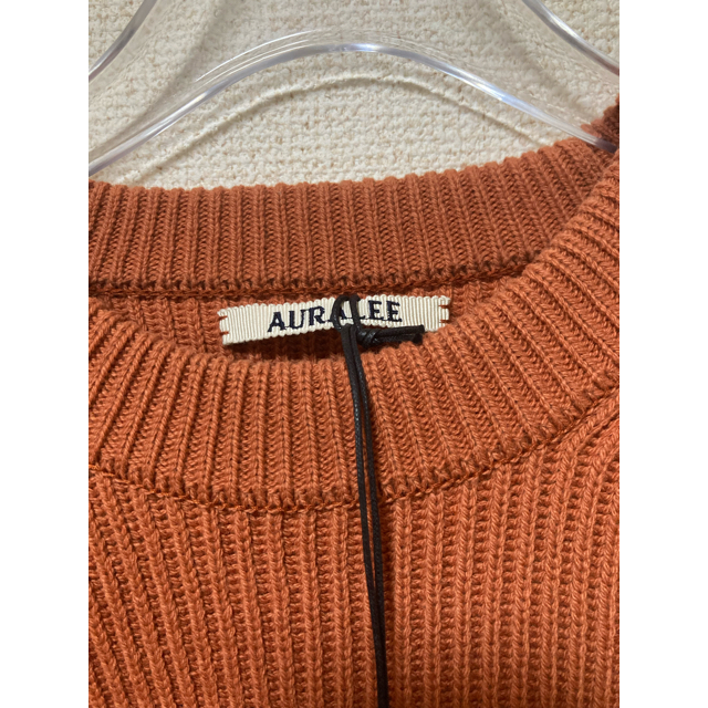 1LDK SELECT(ワンエルディーケーセレクト)のAURALEE オーラリー SUPER FINE WOOL RIB KNIT メンズのトップス(ニット/セーター)の商品写真